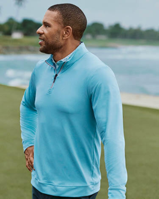Ultra Soft Atlanta Braves Quarter-Zip | Johnnie-O · Johnnie-O