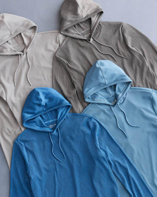 Heathered Cotton-Blend Quarter-Zip Pullover with Leather Pull