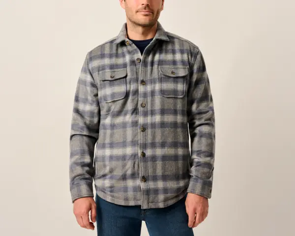 Hassler Cashmere Blend Sherpa-Lined Shacket