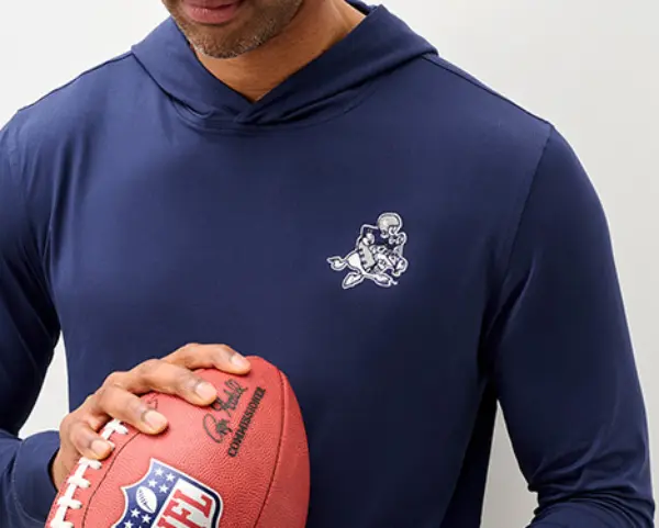 New England Patriots Sully 1/4 Zip - Classic Logo · Johnnie-O