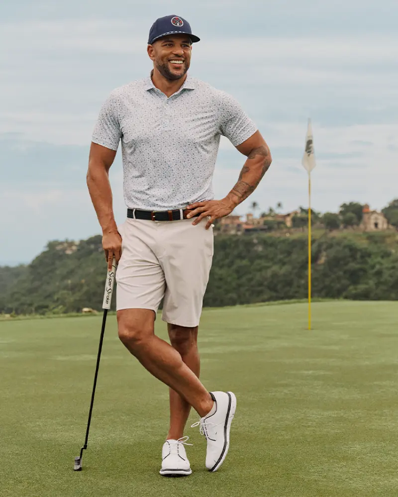 Performance Jersey Polo - Cabana Bar · Johnnie-O